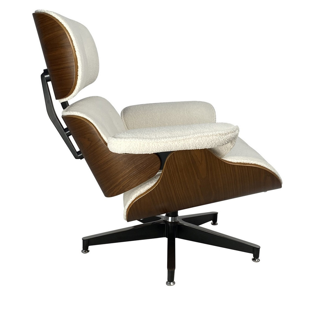 Eames Relax Chair - White Boucle image 2
